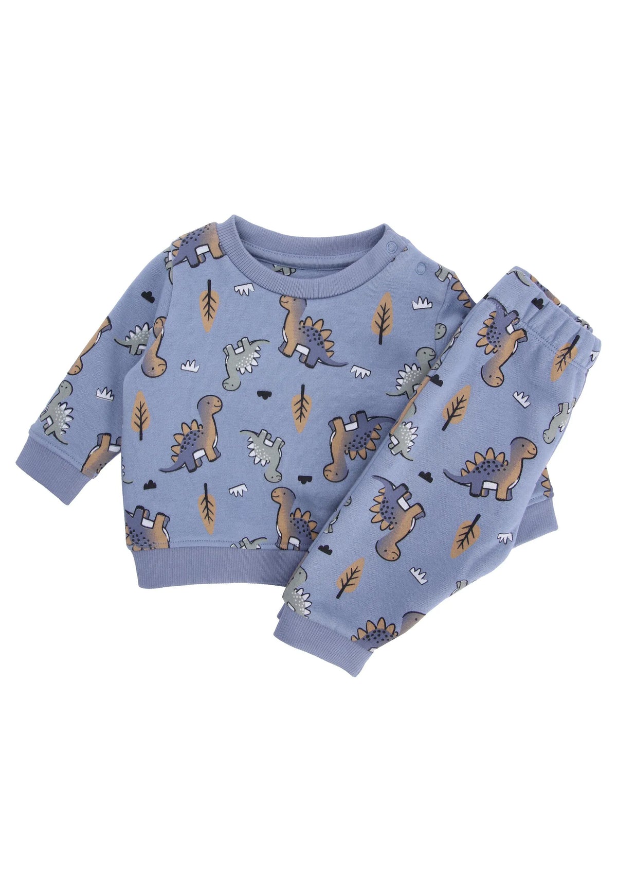 Baby Boys Blue Dinosaur Sweatshirt & Joggers Set