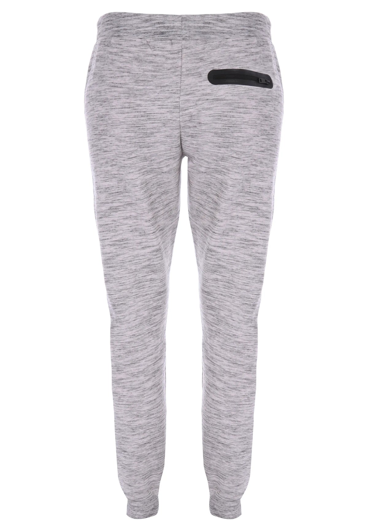 Mens Light Grey Textured Sports Joggers