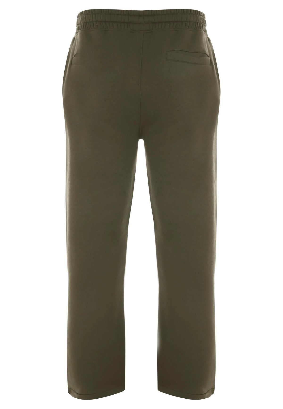 Mens Khaki Straight Fit Joggers