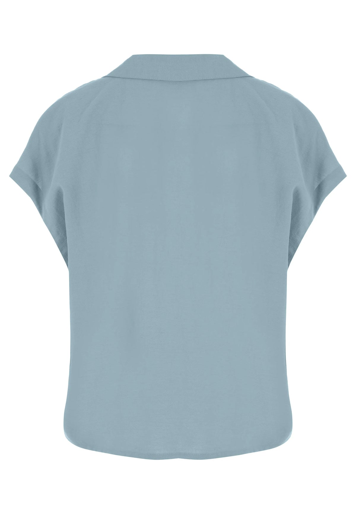 Womens Green Linen Blend Shirt