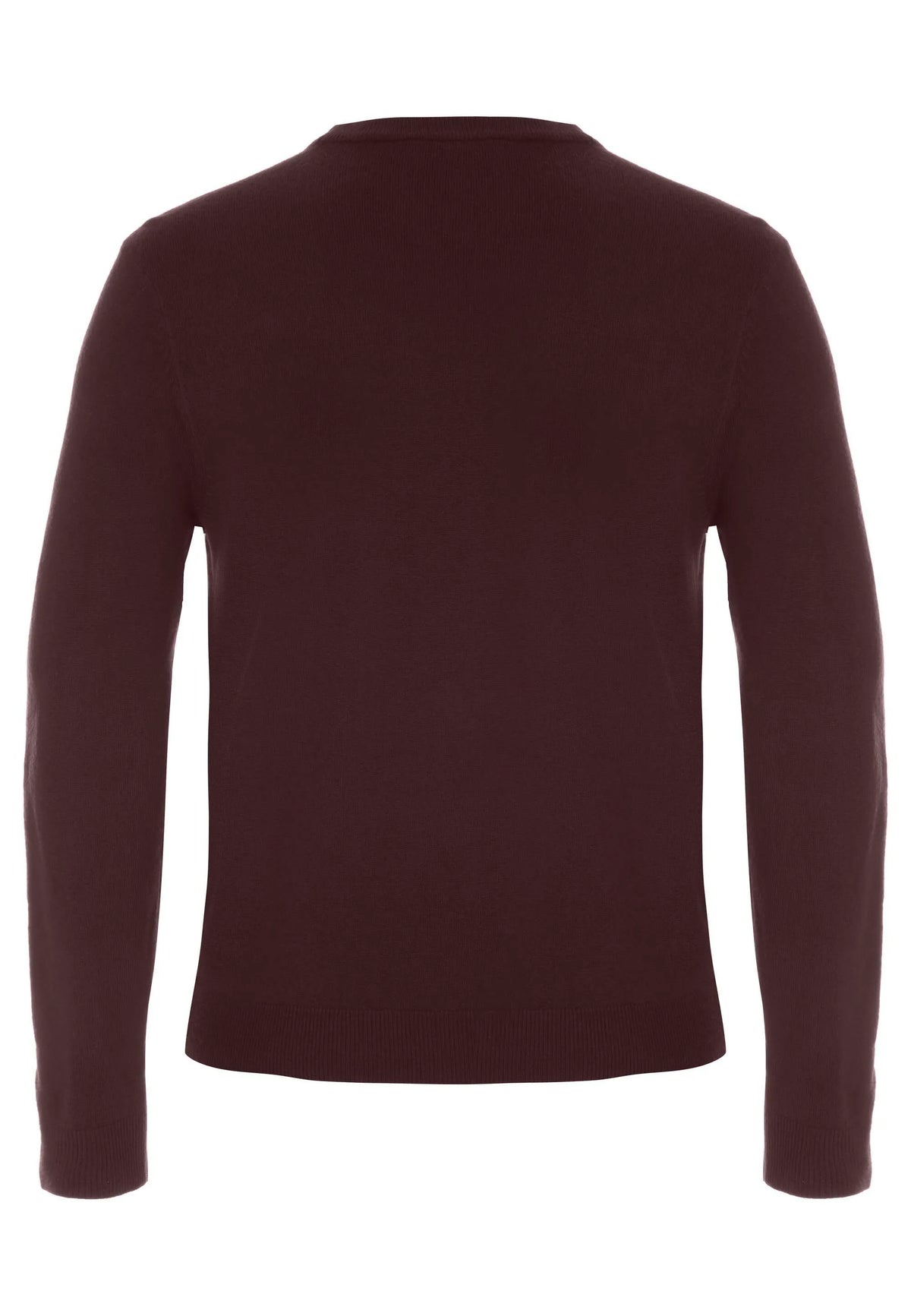 Mens Plum Soft Touch Crew Neck Jumper