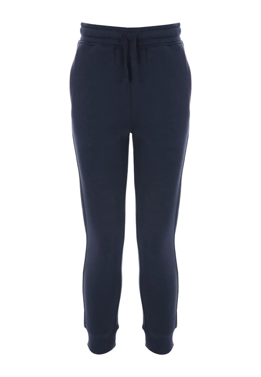 Older Boys Plain Navy Joggers