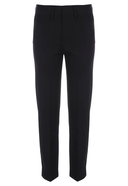Boys Black Slim Fit School Trousers