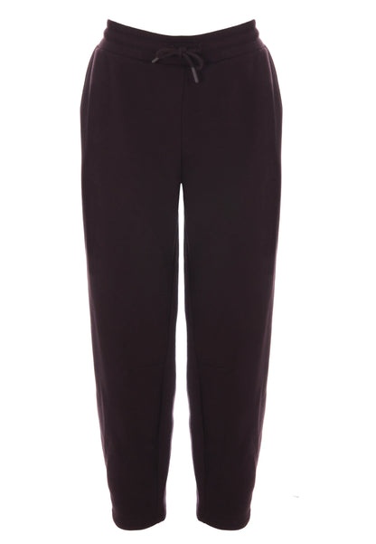 Womens Plum Cotton Rich Barrel Joggers