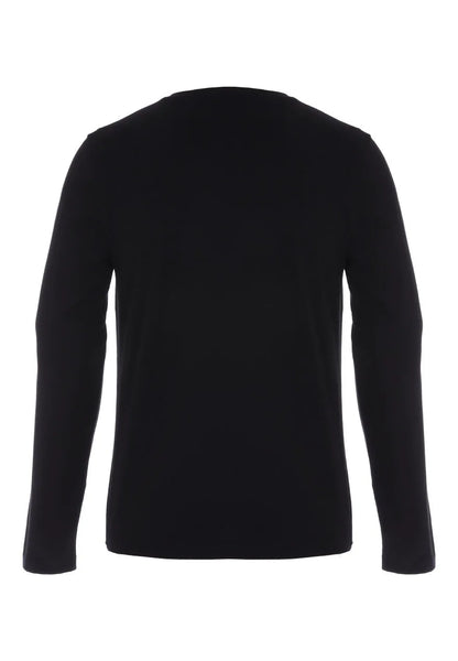 Mens Black Long Sleeve T-Shirt