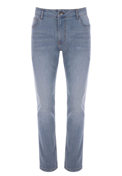 Mens Blue Vintage Slim Fit Jeans