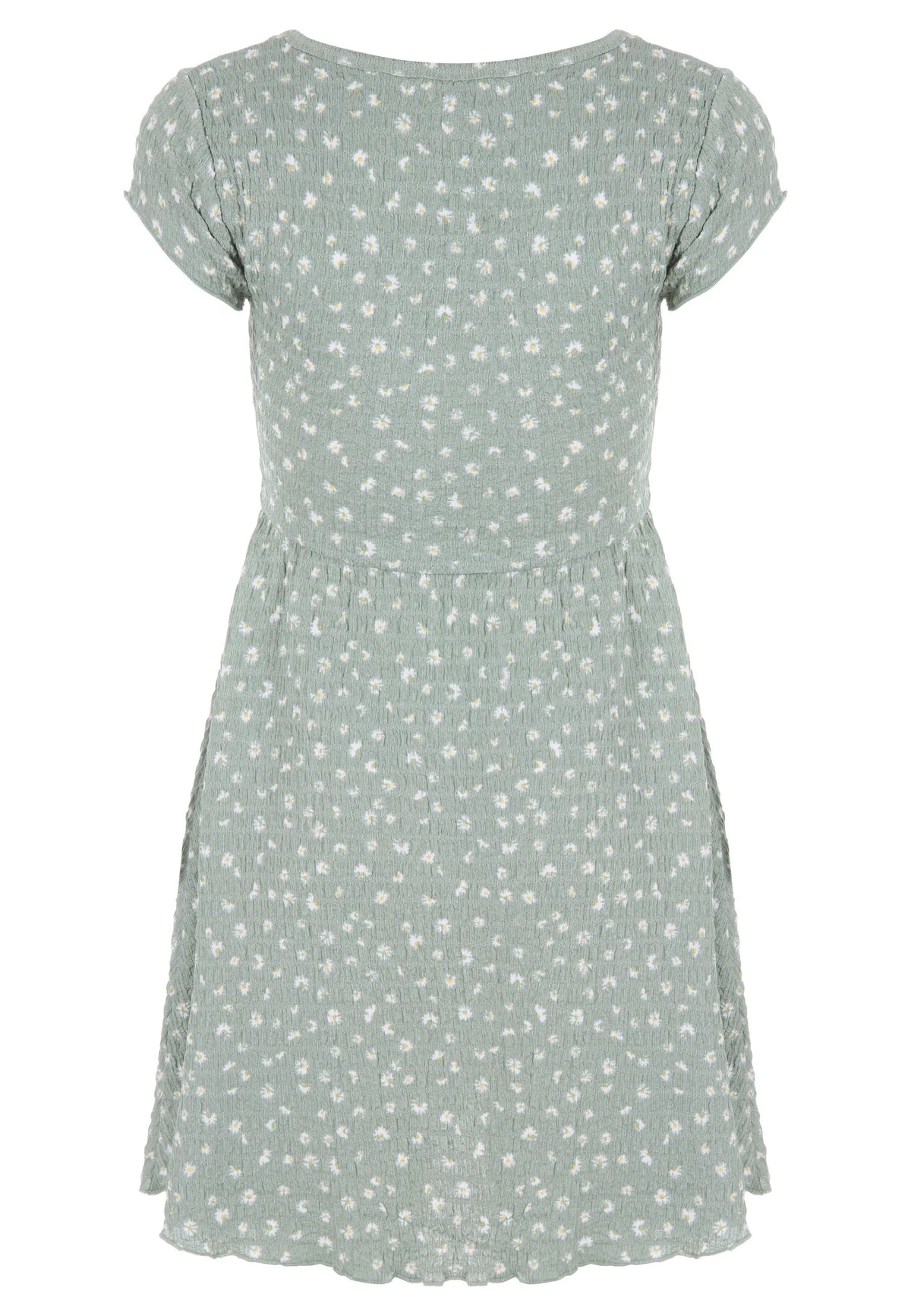 Older Girls Mint Floral Corset Dress