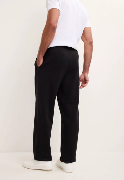 Mens Black Relaxed Fit Joggers