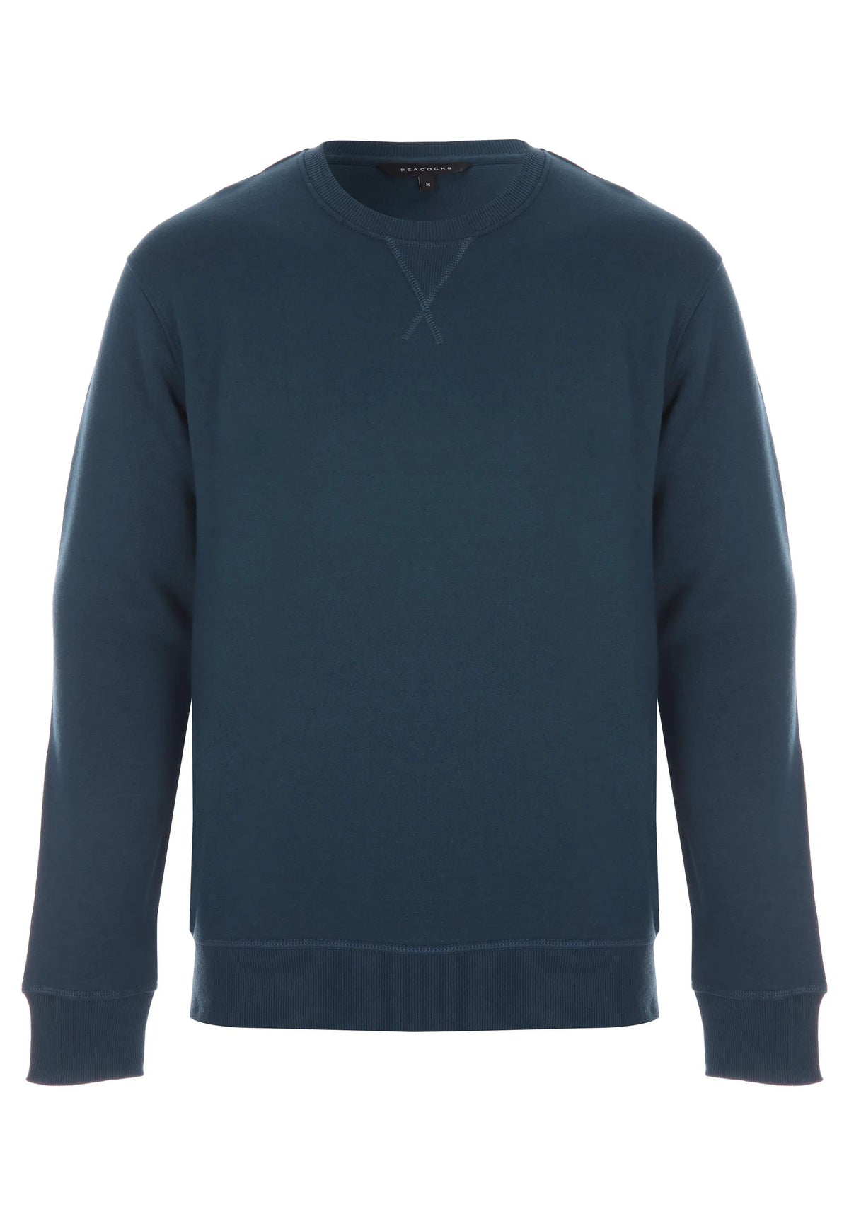 Mens Teal Cotton Rich Sweatshirt