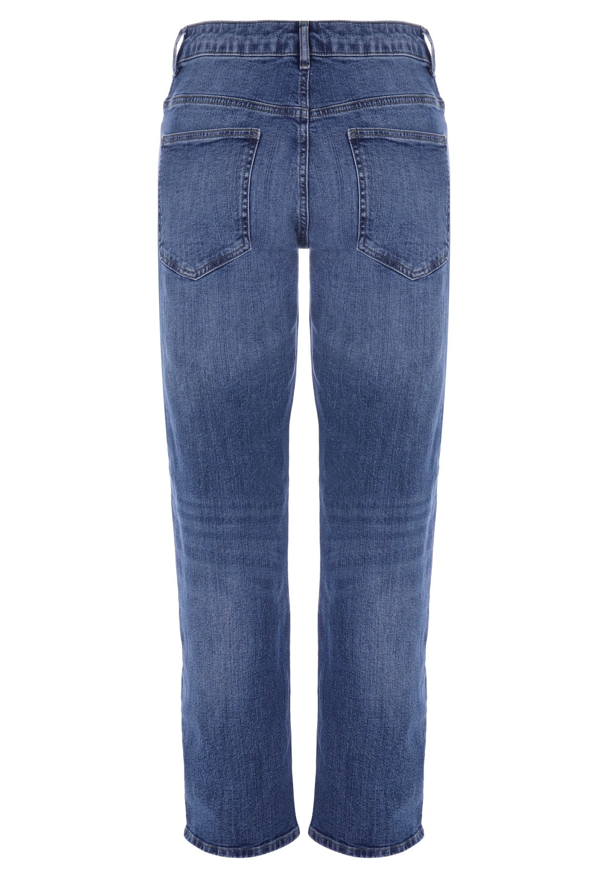 Mens Blue Plain Loose Fit Jeans