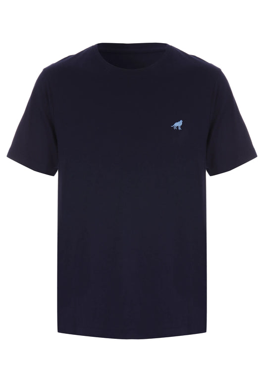 Mens Navy Plain Jersey Pyjama Top