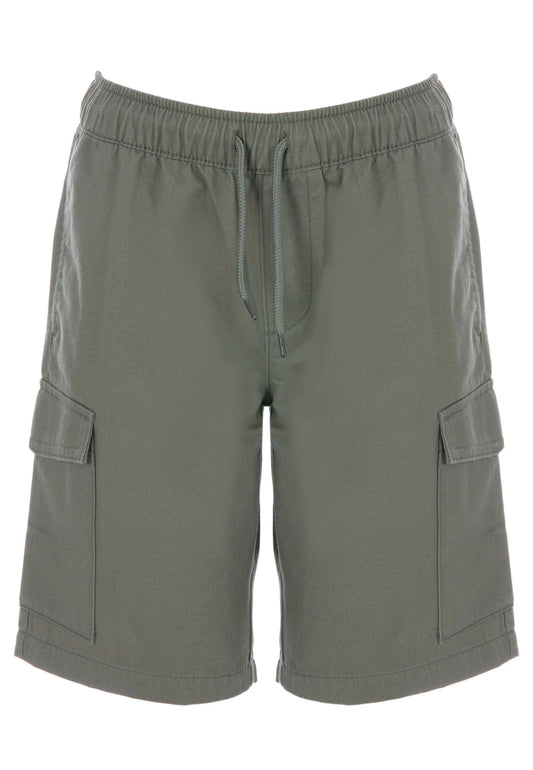 Older Boys Khaki Woven Cargo Shorts