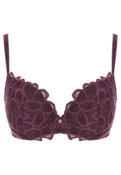 Womens Plum Roxie Lace Add 2 Cups Push Up Bra