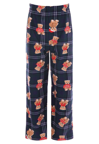 Boys Green Teddy Bear Family Pyjama Set
