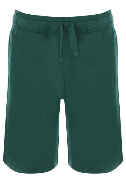 Older Boys Green Drawstring Sweat Shorts