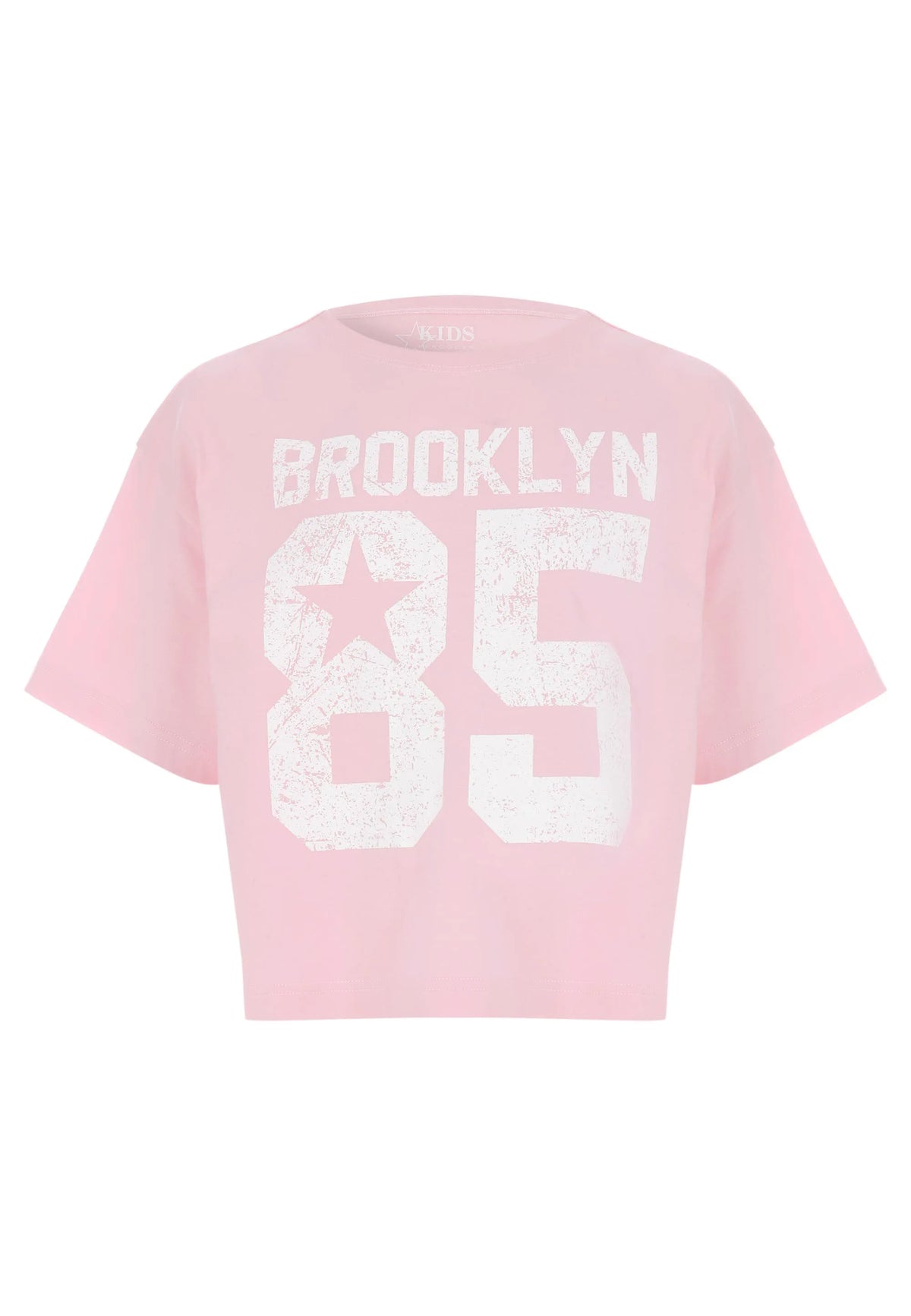 Older Girls Pale Pink Oversized 85 Brooklyn Top