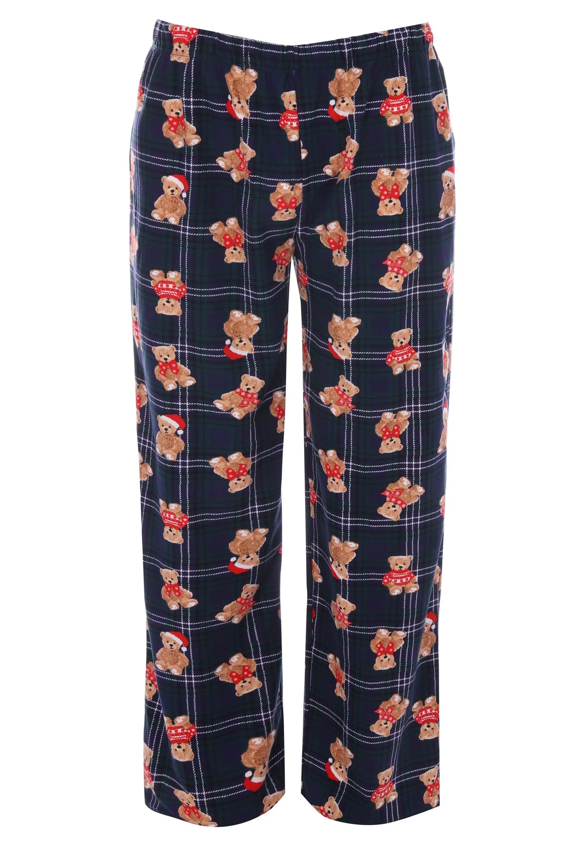 Mens Green Teddy Bear Family Pyjama Set