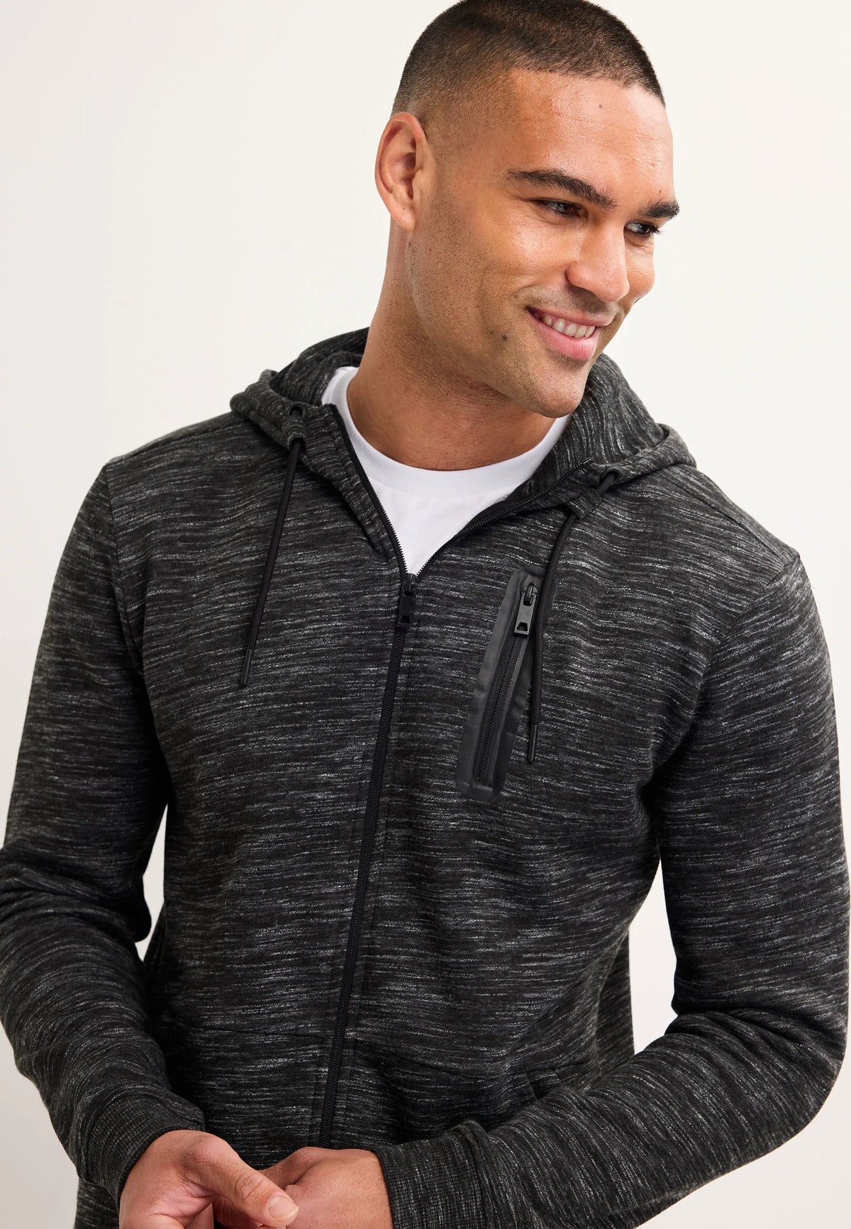 Mens Charcoal Sport Sweatshirt