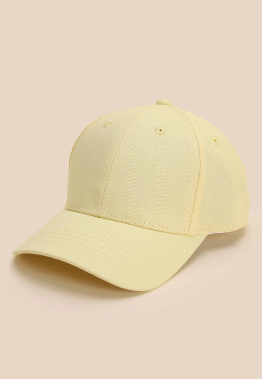 Girls Lemon Cotton Baseball Cap