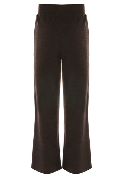 Older Girls Brown Cosy Wide Leg Joggers