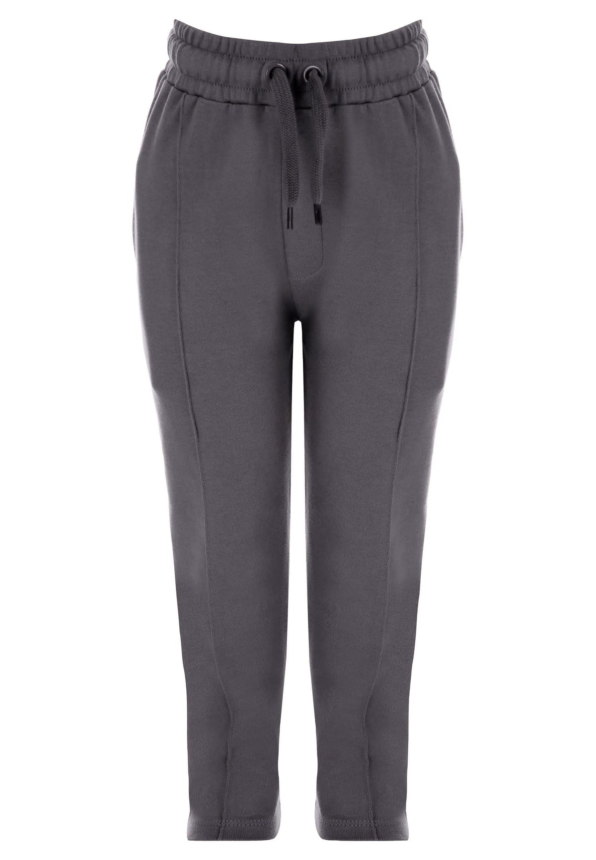 Younger Boys Charcoal Cotton Joggers