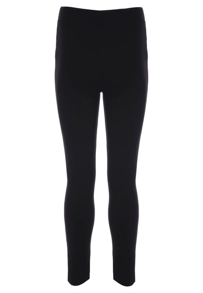 Older Girls Black Ponte Skinny Fit School Trousers