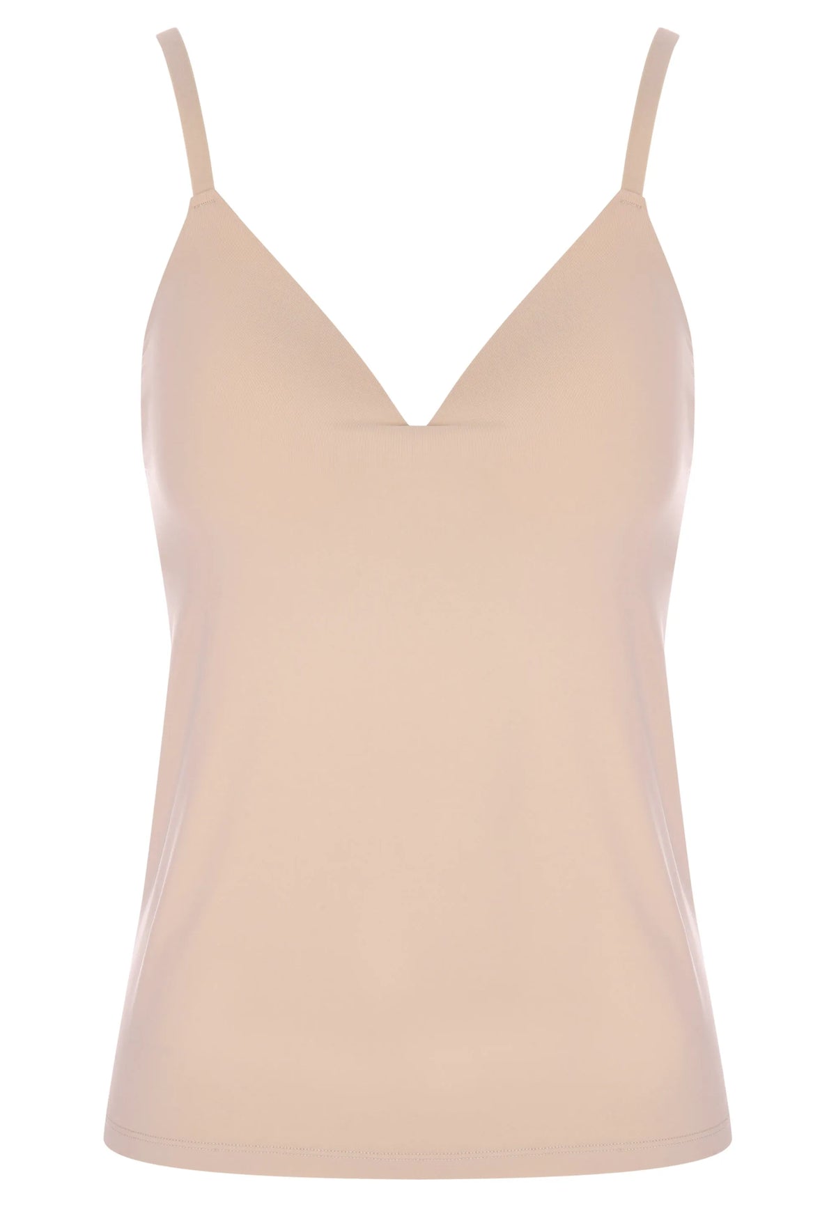 Womens Nude Bust Shelf Cami Vest