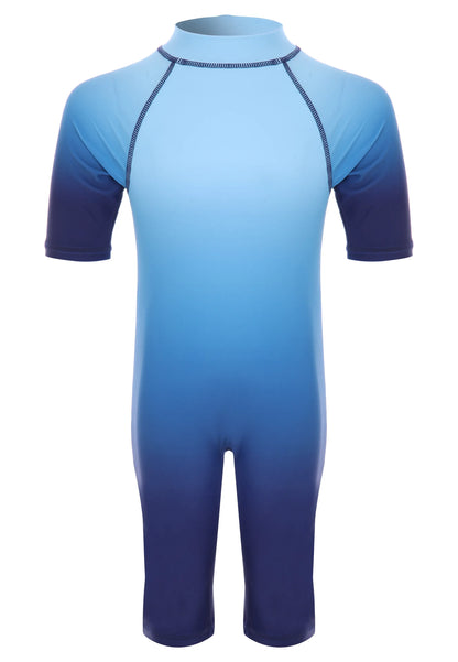 Younger Boys Blue Ombre Sun Safe Swimsuit