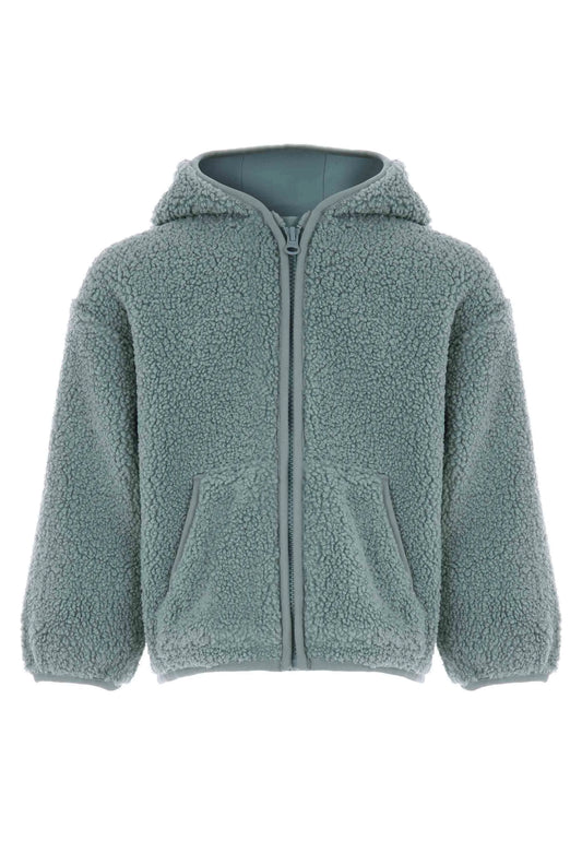 Younger Boys Green Borg Zip Through Jacket