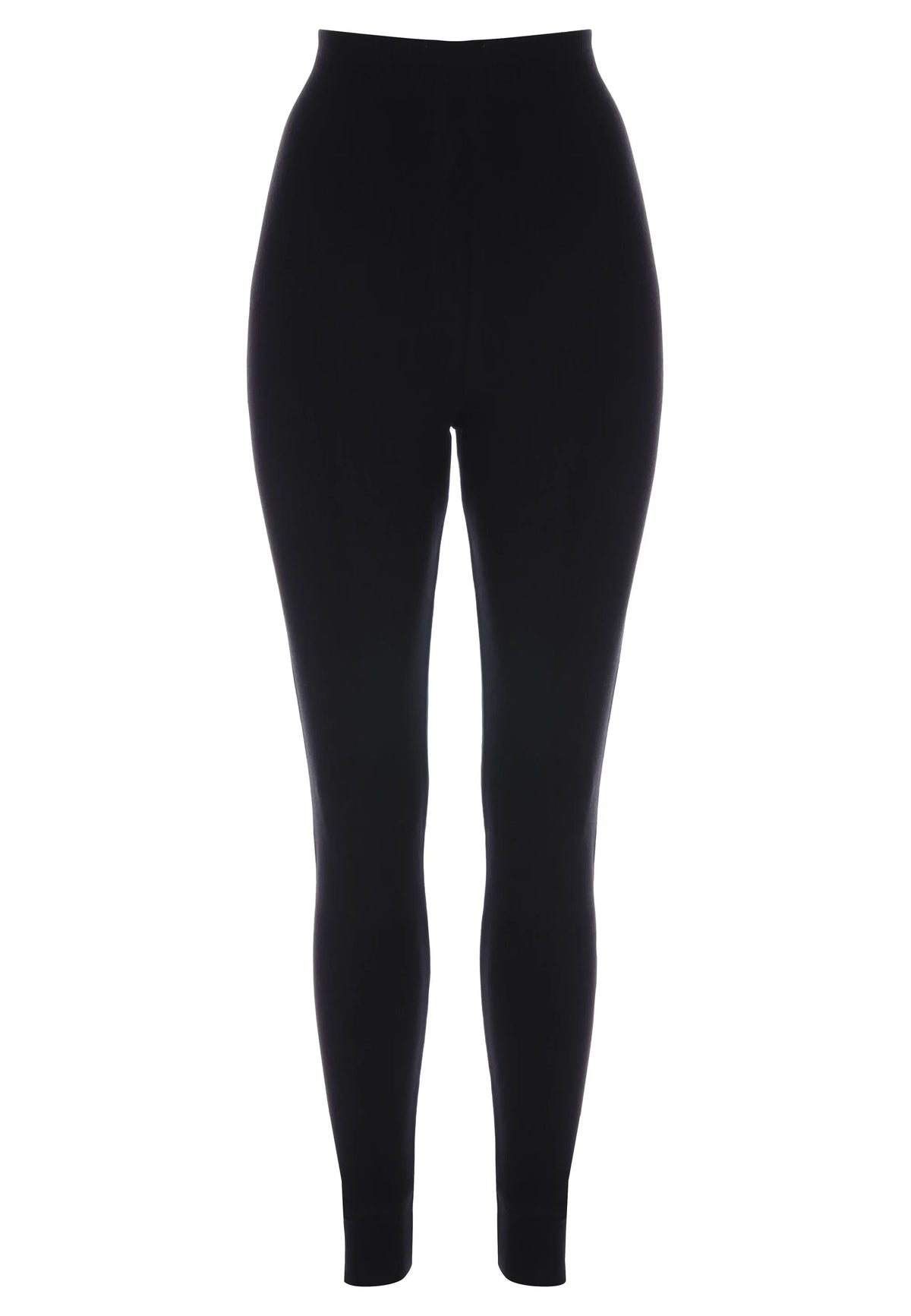 Womens Black Heavy Weight Thermal Leggings