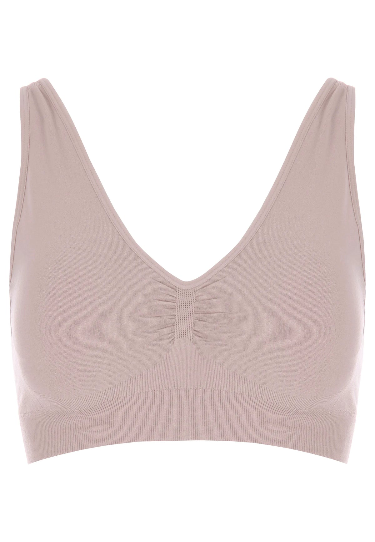 Womens Taupe Supersoft Comfort Bra