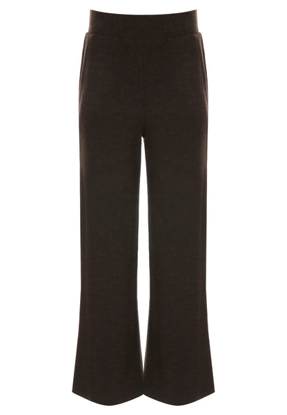 Older Girls Brown Cosy Wide Leg Joggers