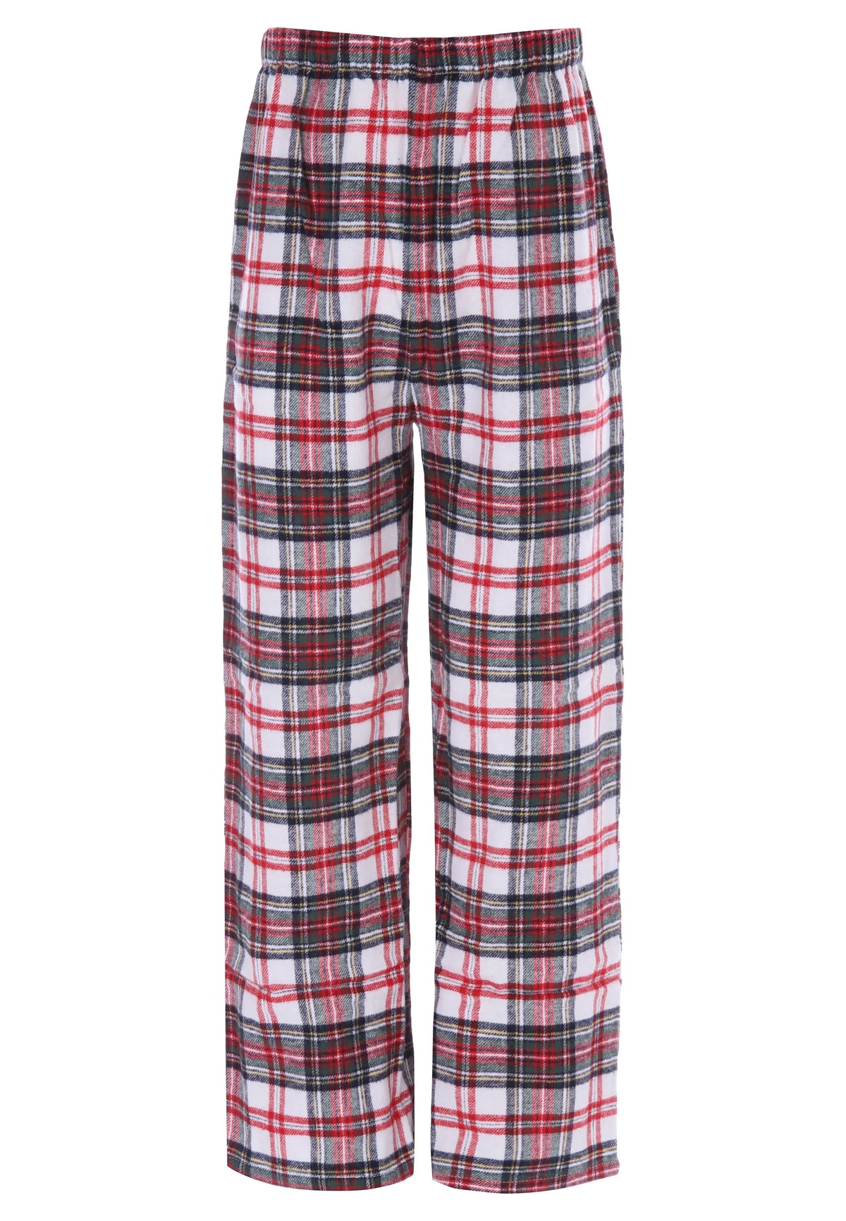 Unisex Kids Cream Check Print Cotton Family Pyjama Set