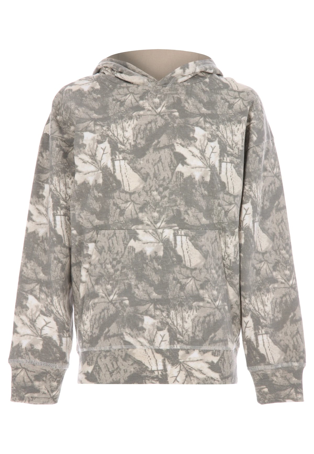Older Boys Green Camo Print Hoody