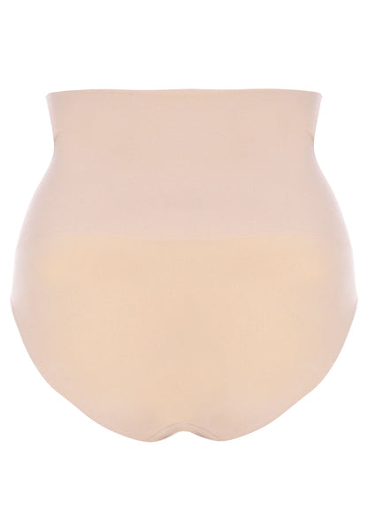 Womens Nude High Waist Support Briefs