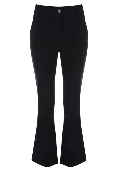 Older Girls Black Bengaline Bootcut School Trousers