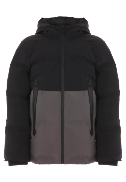 Older Boys Black Colour Block Padded Jacket