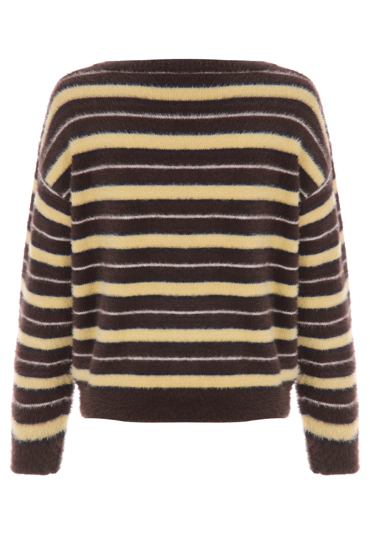 Older Girls Brown Stripe Jumper