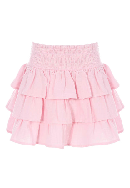 Older Girls Pink Cotton Ra-Ra Skirt