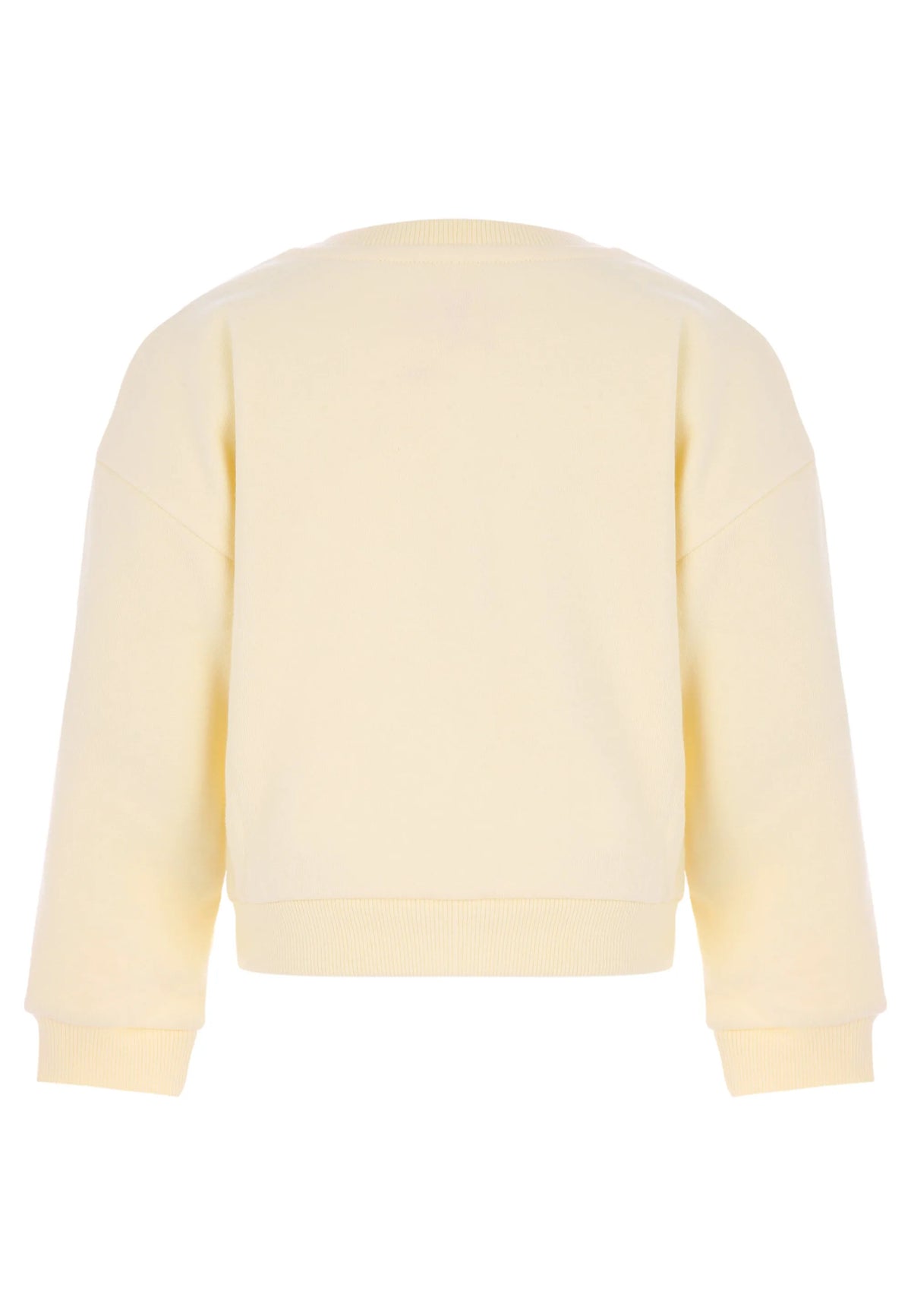 Younger Girls Yellow Sequin Butterfly Sweatshirt