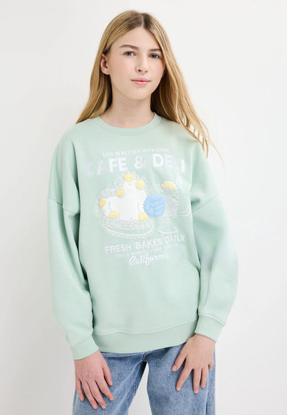 Older Girls Mint Cake Graphic Sweatshirt