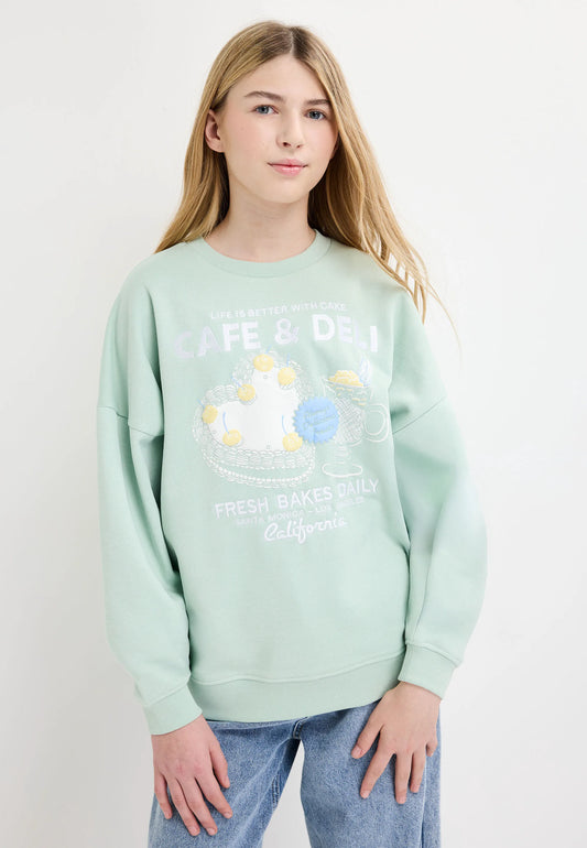 Older Girls Mint Cake Graphic Sweatshirt