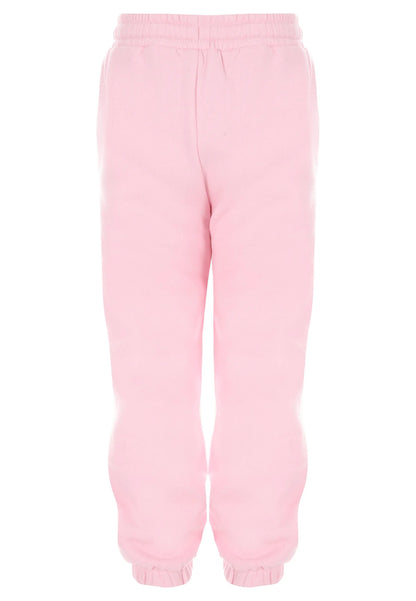 Younger Girls Pink Bow Joggers