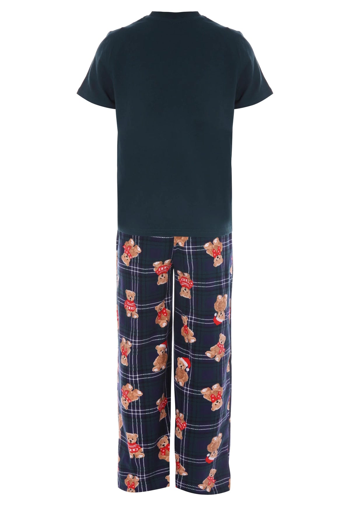 Boys Green Teddy Bear Family Pyjama Set