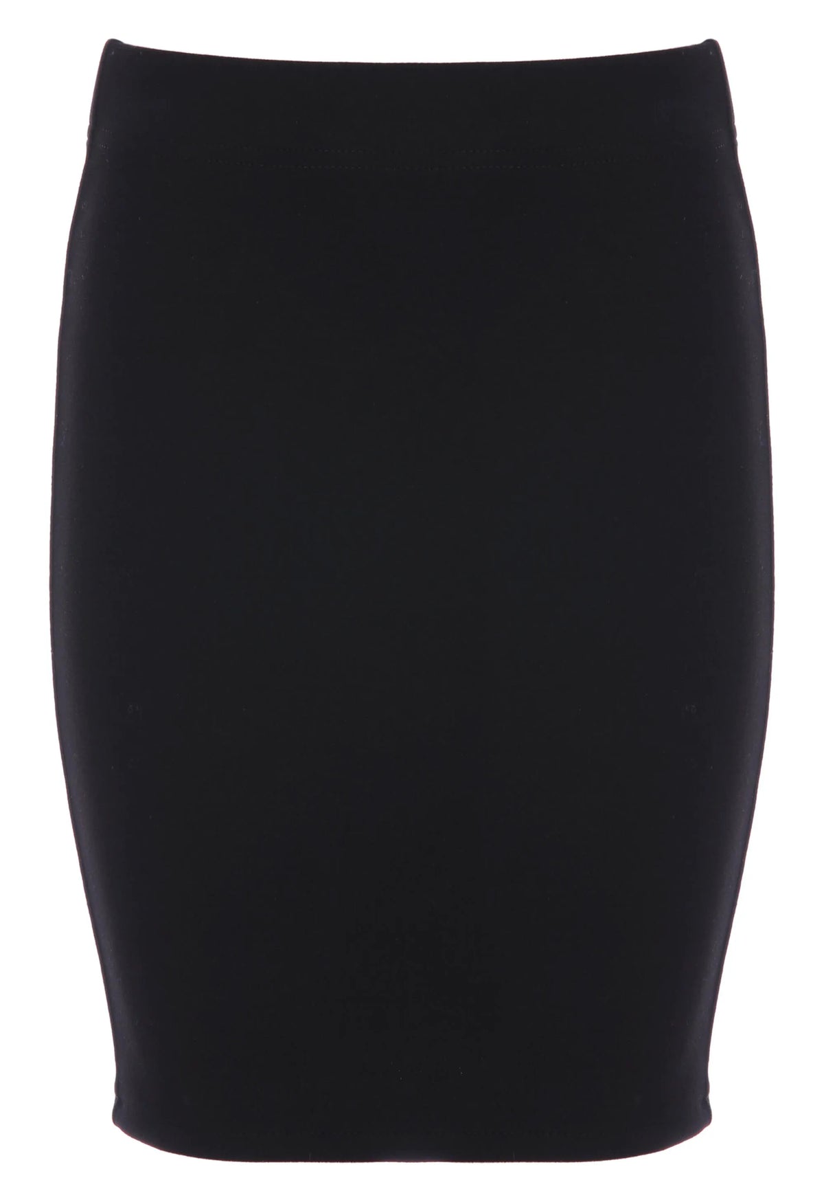 Older Girls Black Ponte Tube School Skirt