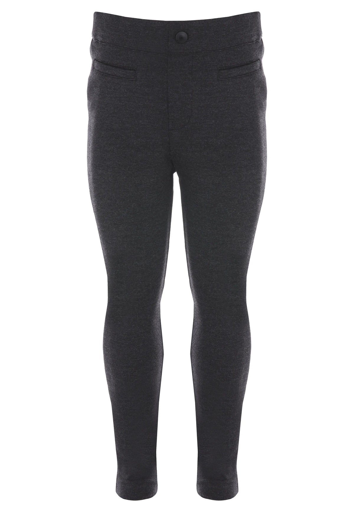 Girls Charcoal Grey Ponte School Trousers