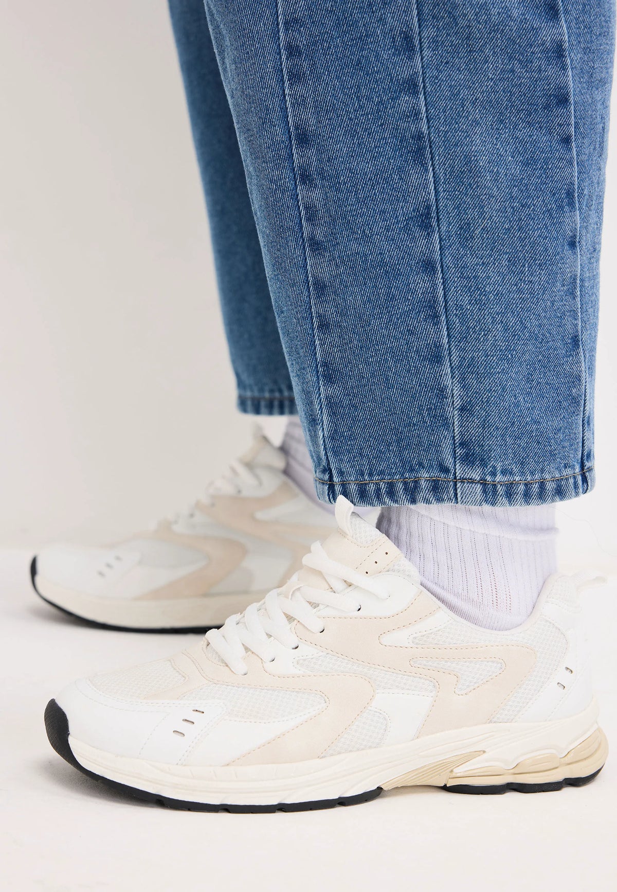 Womens White Runner Sport Trainers