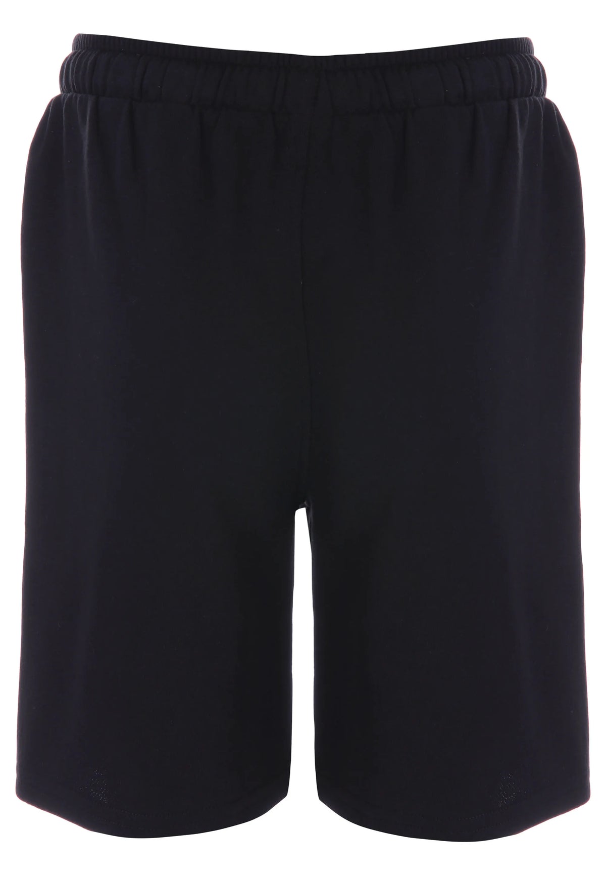 Older Boys Black Plain Drawstring Shorts