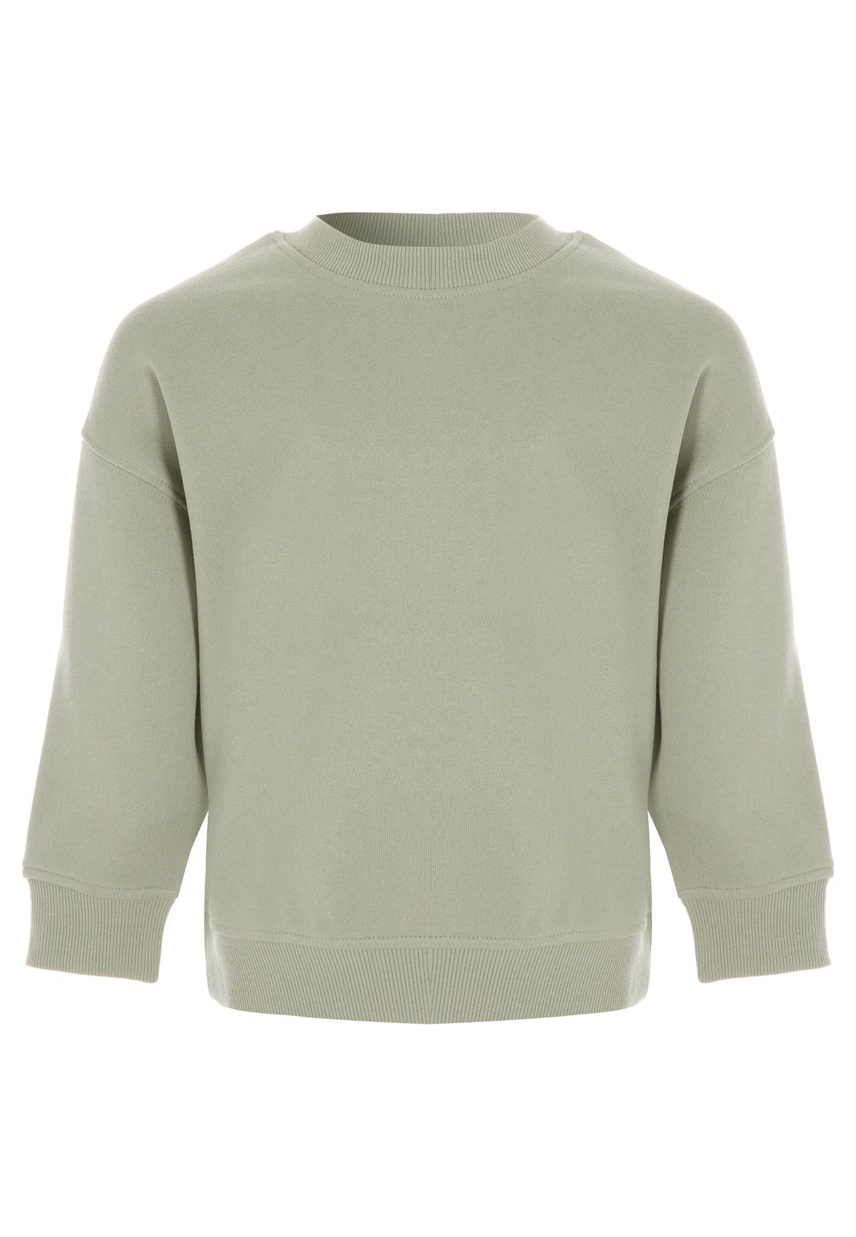 Younger Boys Light Green Cotton Rich Sweatshirt