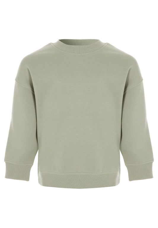 Younger Boys Light Green Cotton Rich Sweatshirt